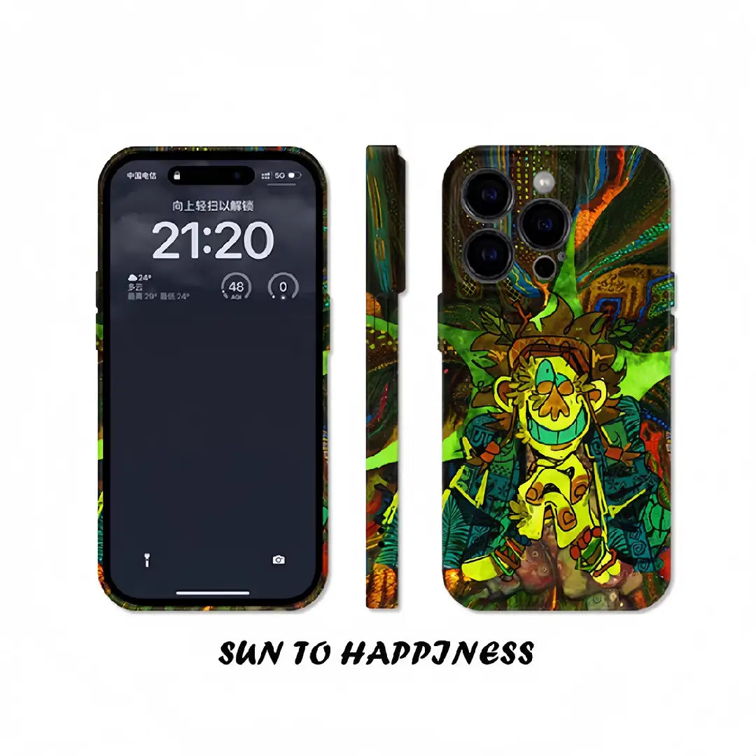 Květinové pouzdro na iPhone