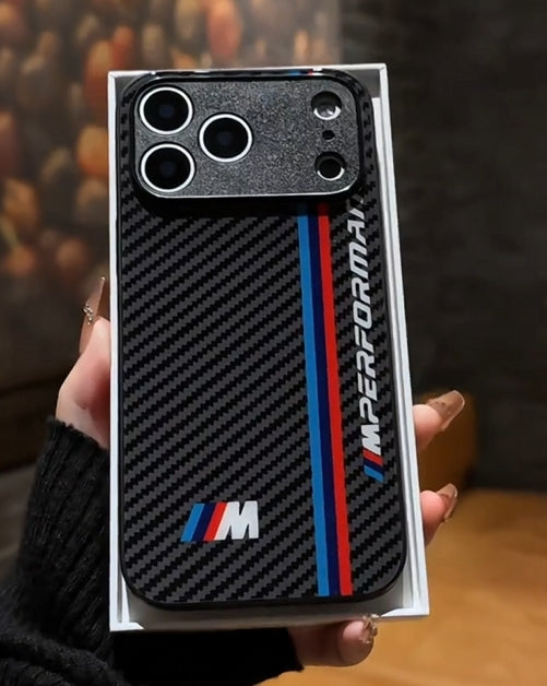 BMW sporttelefoonhoes van koolstofvezel | iPhone 17-serie