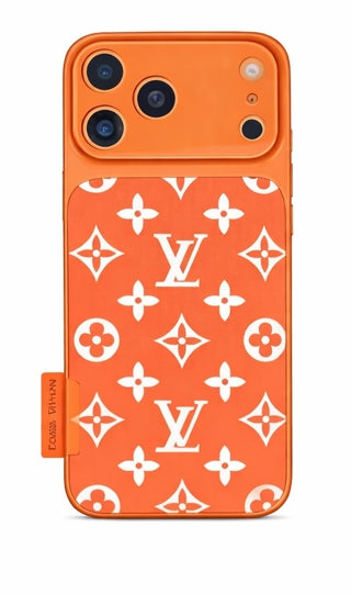Licht luxe monogramhoesje met magnetisch ontwerp · iPhone 17 Nieuw