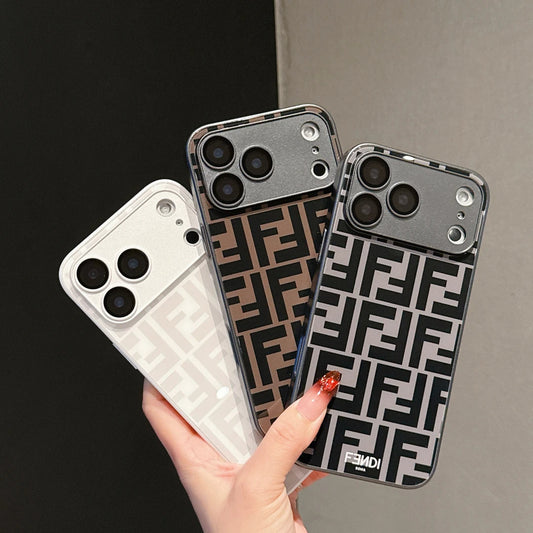 Coque iPhone antichoc à motif de luxe avec protection d'appareil photo