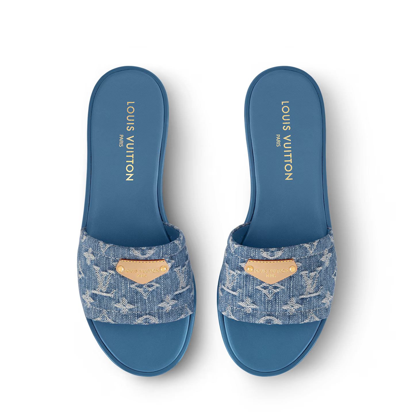 👡 Luksus Denim Sommer Slide Sandaler