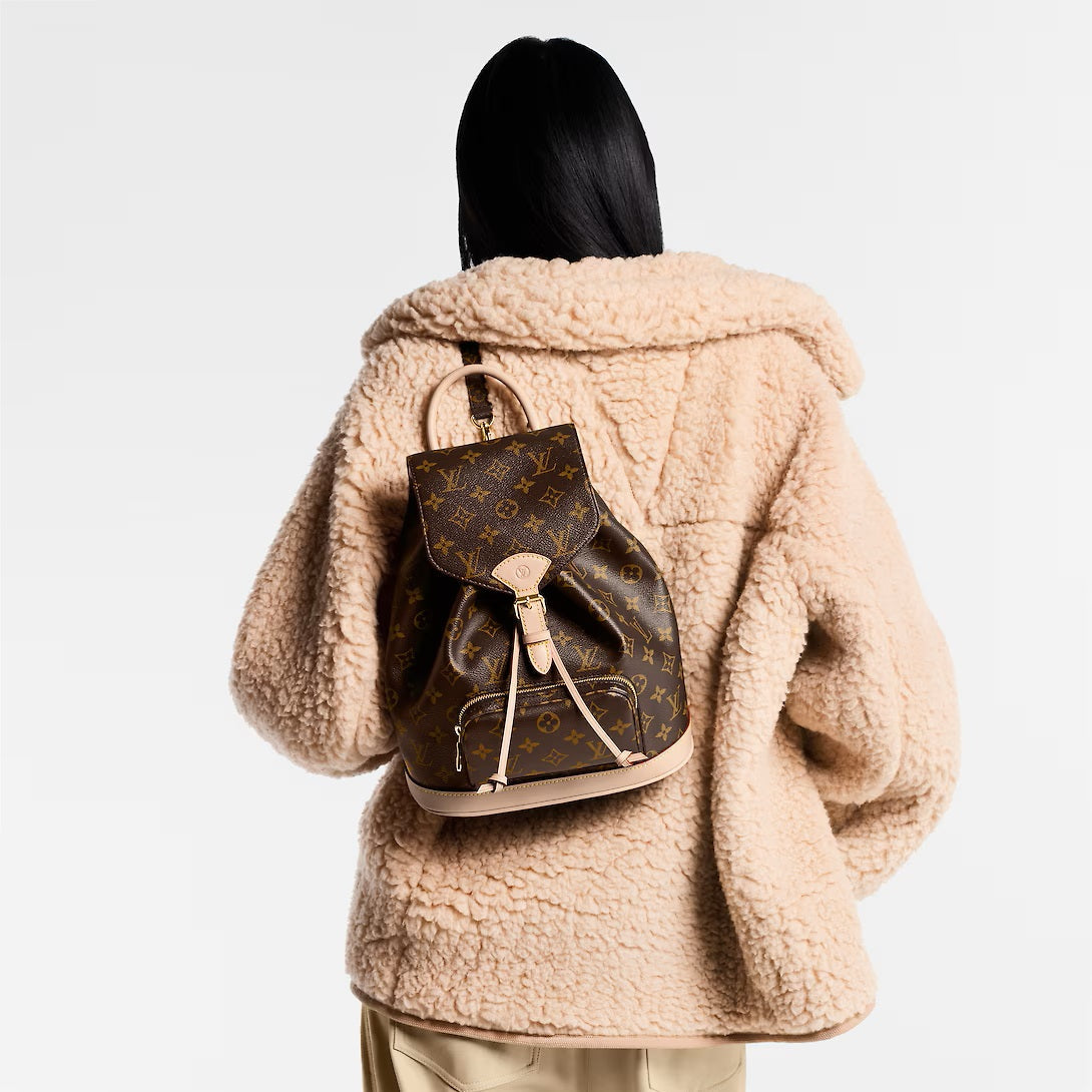 Zaino di lusso con monogramma | Nuova ed elegante borsa con coulisse