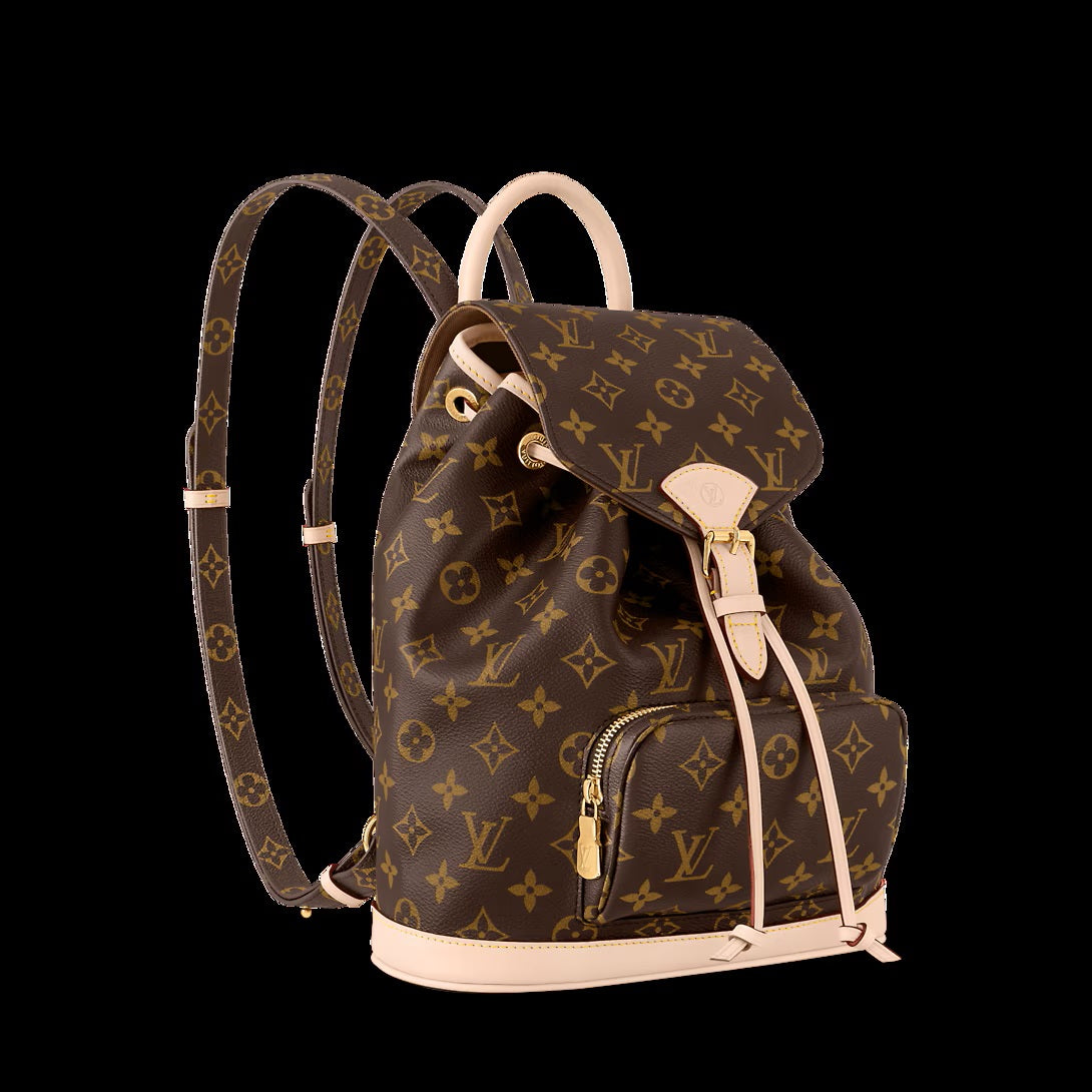 Zaino di lusso con monogramma | Nuova ed elegante borsa con coulisse