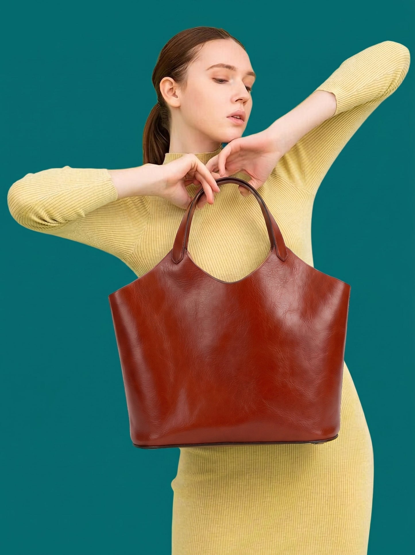 Minimalistische Ledertasche – müheloser Alltagsstil