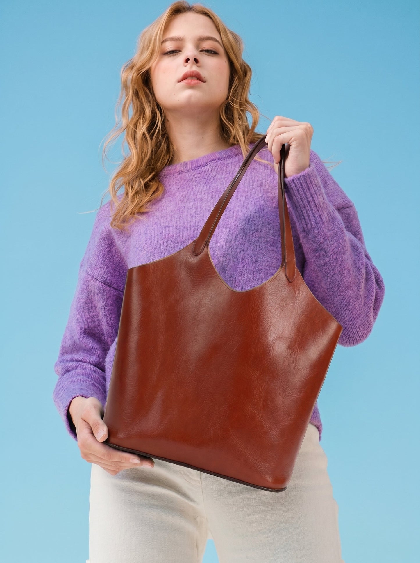 Minimalistische Ledertasche – müheloser Alltagsstil