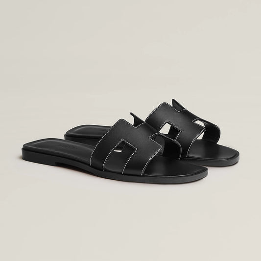 Minimal Double H Logo Slides – Minimal Chic σανδάλια