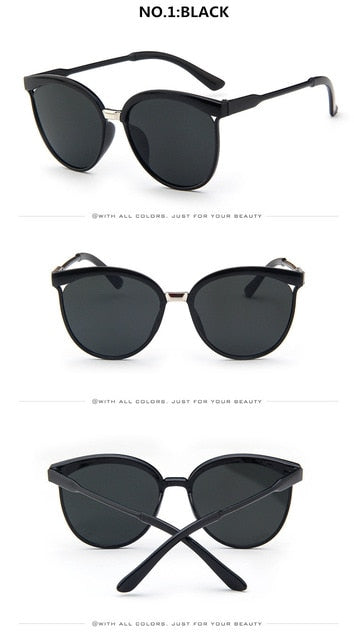 Gafas De Sol De marca De ojo De gato para mujer, Gafas De Sol De plástico De lujo, Gafas clásicas Retro Para exteriores, Gafas De Sol