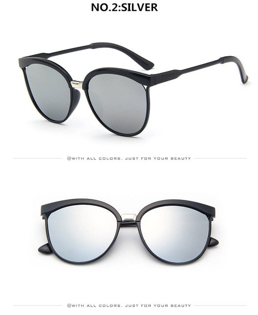 Gafas De Sol De marca De ojo De gato para mujer, Gafas De Sol De plástico De lujo, Gafas clásicas Retro Para exteriores, Gafas De Sol