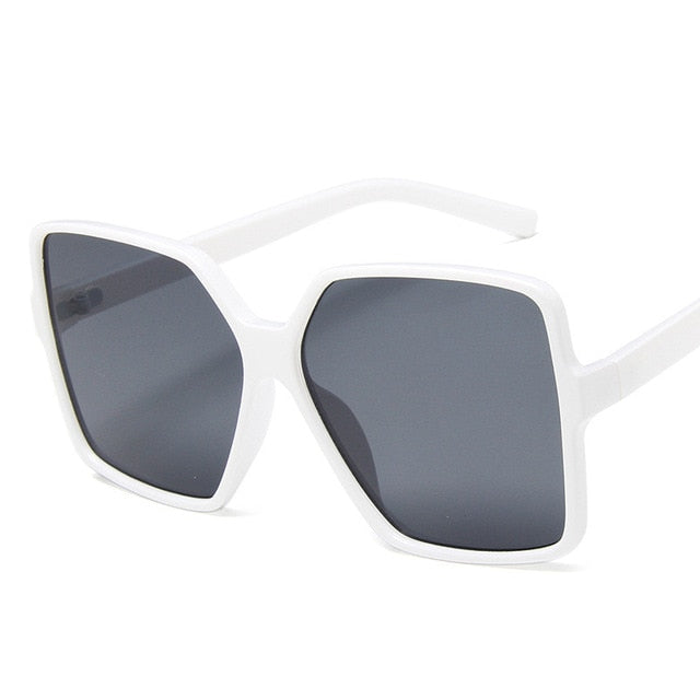 Higody moda mujer gafas de sol de gran tamaño gradiente plástico marca diseñador mujer gafas de sol UV400 lentes de sol mujer