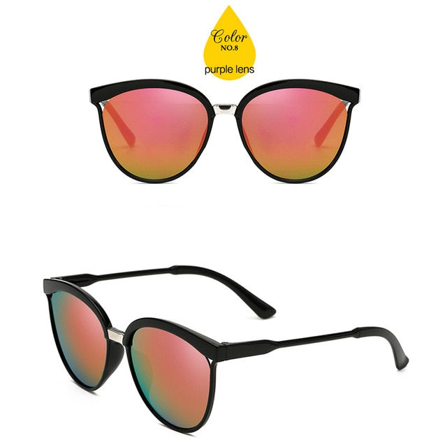 LeonLion Candies-Gafas De Sol estilo ojo De gato para mujer, Gafas De Sol clásicas De plástico De lujo, Gafas De Sol clásicas Retro para exteriores
