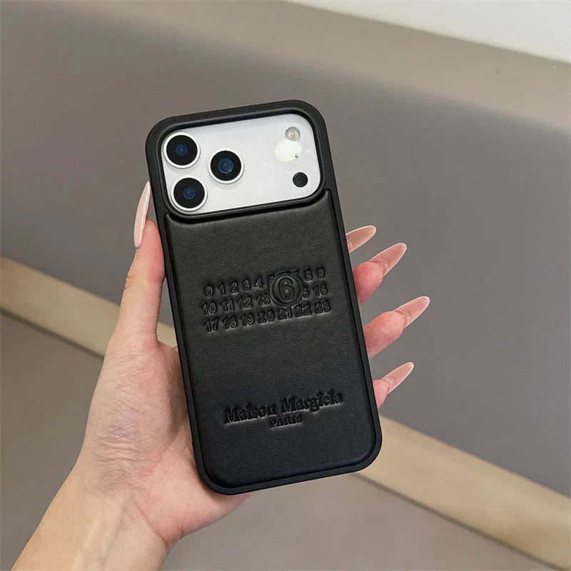 Luxe Minimalist Leathar Cás â €? iPhone 13A €?