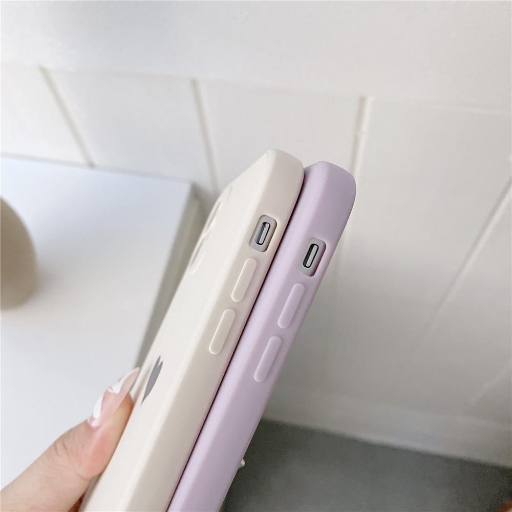 Srdečně matné pouzdro na iPhone