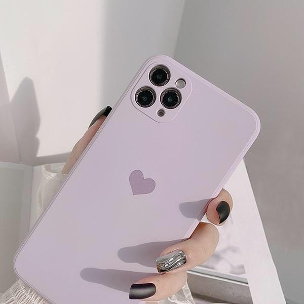 Srdečně matné pouzdro na iPhone