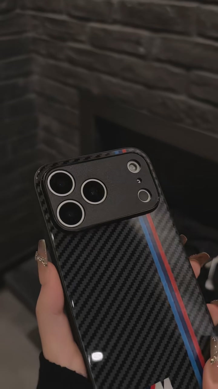 Jedinečné pouzdro na telefon z uhlíkových vláken pro iPhone